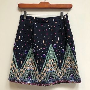 Chicwish Jewel Tones Skirt - S